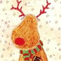 Christmas Cards - Charity Pack of 8 - Cute Reindeer