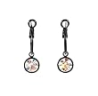 Earrings - E356 - Swarovski (tm) Crystal Drops (10mm / 3/8") ~ Clear AB (Irridescent)