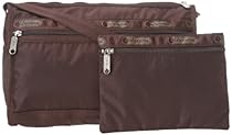 Hot Sale LeSportsac Deluxe Shoulder Satchel,Coffee,One Size