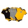 Boston Bruins Baby 3-pc Solid & Stripes Creeper Set