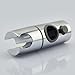 KES PTS-B1-C Replacement 25mm Hand Held Shower Bracket for Slider Height & Angle Adjustable Sprayer Holder on Slide Bar, Chrome