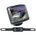 Pyle PLCM36 3.5-Inch Slim TFT LCD Universal Mount Monitor with License Plate Mount Rear-view Night Vision Backup Camera