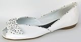 Produkt-Bild: Gino Ventori Peep Toe Ballerina weiss schwarz