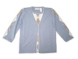 Alfred Dunner St Moritz 3/4 Sleeve 1 Button Sweater Cardigan