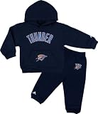 Oklahoma City Thunder Blue Infant Basic Hooded Fleece Sweatshirt and Fleece Pant Set