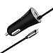 Car Charger LABC [Apple MFI Certified] 3.4A Lightning iPhone Car Charger with 4 ft Lightning Cable for iPhone 6s, 6 / 6 Plus / 6S Plus / 5s / 5, iPad Air 2 and more by LABC (BLACK / GREY)