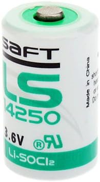 LUO High Capacity One Time SAFT LS 14250 1/2 AA 3.6V Lithium Battery