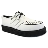 Search : T.U.K. Lo Round Unisex Leather 2 Rings Laced Shoes