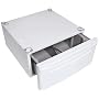 LG : WDP3P 17in Tall Pedestal with Drawer Platinum