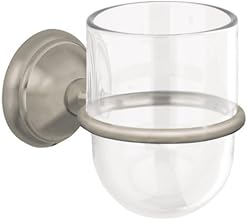 Hansgrohe 06090820 C Tumbler with Holder, Brushed Nickel