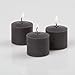 Richland Votive Candles Black Unscented 10 Hour Burn Set of 72