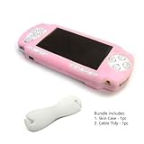 Sony PlayStation Portable Slim (PSP) JAVOSkin (Pink) + JAVOedge Cable Tidy  ....