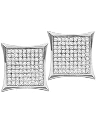 0.25CTW DIAMOND MICRO-PAVE EARRINGS