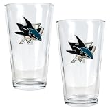 San Jose Sharks Set of 2 Beer Glasses