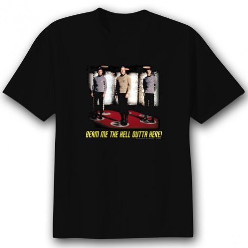 Star Trek "Beam Me Out" T-Shirt - Black