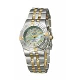 Breitling B7134012-L513B-360D Starliner Green Mother-of-Pearl Dial Stainless Steel and Gold Ladies... by Breitling