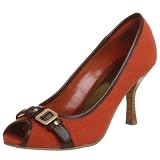 Diba Women's Leena Linen Open-Toe Pump