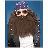 Brown Biker Beard & Mustache Standard