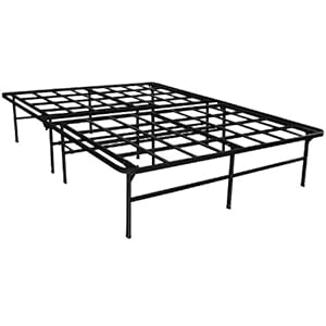 Sleep Master Elite Platform Metal Bed Frame/Mattress Foundation, Queen