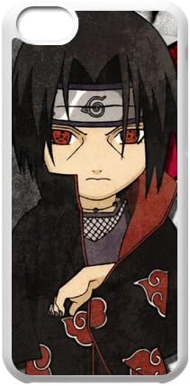 MeowStore Japan Cartoon Naruto Cute Itachi Uchiha Iphone 5C Case Cover Phone Case Shells White