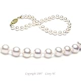 Single Strand 7-7.5 Inches 5-5.5mm White Freshwater Cultured Pearl Bracelet