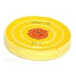 MUSLIN BUFF CHEMKOTE WITH SHELLAC CENTERS YELLOW 3" DIAMETER X 40 PLY 3 ROWS ...