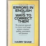 Produkt-Bild: ERRORS IN ENGLISH AND WAYS TO CORRECT THEM