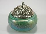 Loetz Type Covered Bowl