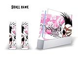 Skin Decal Cover for Nintendo Wii Console + two Wiimote Controllers - Skull ....