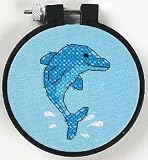 Learn-A-Craft for Kids - Dolphin Delight GND Stamped Cross Stitch Kit