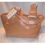 Perlina Pinkish Orange Salmon Leather Handbag / Shoulder Bag - NEW!