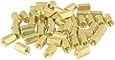 50 Pcs Metal Hex M3 Female Screw PCB Standoff Spacers 8mm Body
