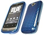 iTALKonline ProGel BLUE Super Hydro Gel Protective Armour/Case/Skin/Cover/Shell for HTC WildFire Wild Fire Andriod SmartPhone