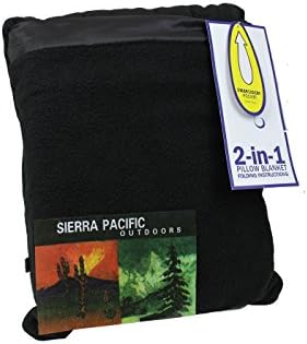 Sierra Pacific Apparel Pillow Blanket Black