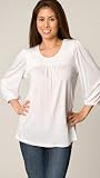 C  C California White Courtney Top