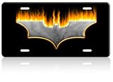 Batman The Dark Knight On Fire License Plate