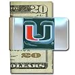 Miami University Pewter Money Clip NCAA