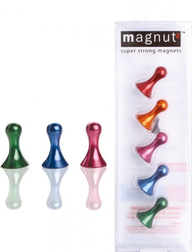 DCI Anodized Aluminum Super Strong Earth Magnets, Set of 5