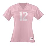 Augusta Sportswear Women's V-Neck Replica Football T-Shirt. 250