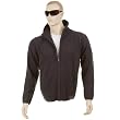 Thug or Angel Men's Jet Black collection, charcoal full zip knitted cardigan. JBLK3885