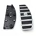 HTT Motorcycle Chrome Skull Zombie Rider Footboard Insert Kit- Traditional D Shape Fits TOURING FLHT FLT FLTR FLHR FLHS SOFTAIL FLSTC FLSTN FLSTF FLSTS