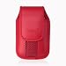 New Fashionable Leather Vertical Pouch Protective Carrying Case with belt clip for HTC Smart / LG CU920 GR500 (Xenon) Invision / Nokia N86 8MP / Motorola RAZR V3xx RAZR2 V8 V9 V9X V9M / SAMSUNG A513 R610 - Red