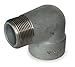 1-1/2" FNPT x MNPT Galvanized 90 Degree Street Elbow