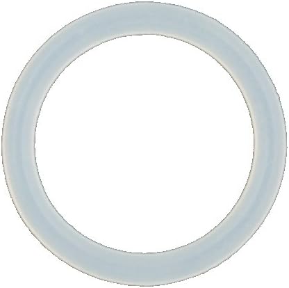 One Clear Silicone O-Ring: 1/2" (SOLD INDIVIDUALLY. ORDER TWO FOR A PAIR.)