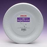 from Phostgn Catering: 23cm White Paper Plates Pk60