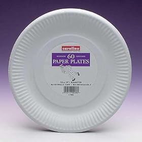 Catering Tableware | 9" White Paper Plates