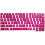 CaseBuy High Quality Semi-Hot Pink Ultra Thin Silicone Gel Keyboard Protector Skin Cover for IBM Lenovo IdeaPad S206, S210, Ideatab K3011W, Yoga 11, Yoga11, Yoga 11s 11.6-Inch Convertible Ultrabook (if your "enter" key looks like "7", our skin can't fit)