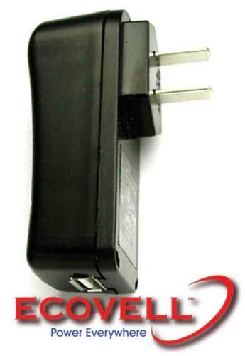 High Power Universal AC Travel Charger With USB Receptacle For Digital Camera, Cell-phone, PDA, Pocket PC and more.