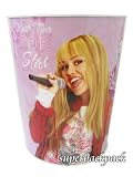 Disney Hannah Montana Purple Part Time Pop Star Waste Basket - Trash Can