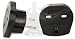 GenieWish UK 3 Pin to 2 Pin Round EU Europe Converter Convertor Travel Visitor Adaptor Adapter Plug - Ideal for Visitors Travelling from Cyprus, Gibraltar, Hong Kong, Kenya, Kuwait, Malaysia, Malta, Mauritius, Nigeria, Pakistan, Singapore, Seychelles, Sri Lanka, UAE Plug (Black)